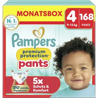 Pampers Premium Protection Pants Gr. 4 (9-15 kg) 168 St.