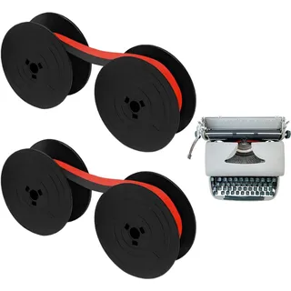 Schreibmaschinenband, 2 Stück Schreibmaschinenband, Schreibmaschine, Schreibmaschine, Schreibmaschine, Kompatibel Mit Klassischen Schreibmaschinenmodellen, Je 10 Meter, Schwarz.
