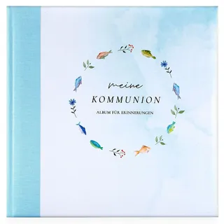 Goldbuch Kommunionsalbum Himmelsfische, blau 4009835030363 Goldbuch