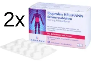 Ibuprofen Heumann Schmerztabletten 400 mg 2 x 50 St.