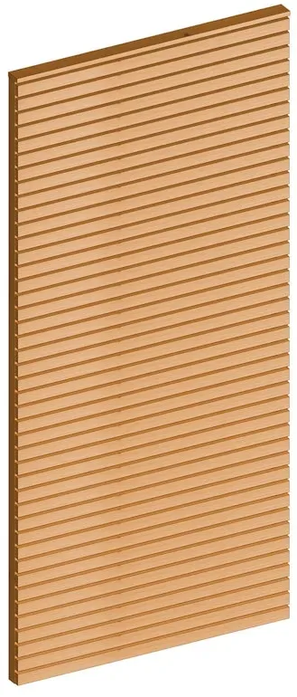 Skan Holz Seitenwand aus Lamellen B 101 x H 217 cm für Vordächer Flensburg, Sassnitz, Putbus eiche hell
