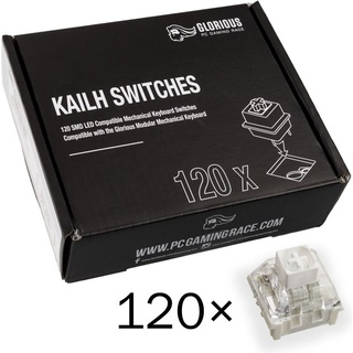 Glorious PC Gaming Race Kailh Box, White Switches 120 Stück(e) - - GMMK - China