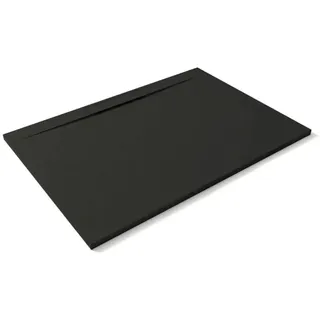 stano. Mineralguss Duschwanne Extra Flach Lyra Schwarz 90x120cm