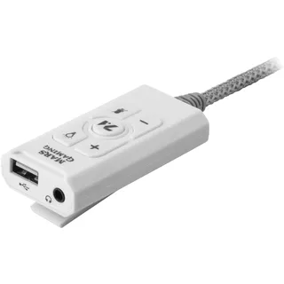 Mars Gaming MARSGAMING MSC2W Weiß, Externe Soundkarte, USB 7.1, PS5/PS4/PC/MAC/SWITCH