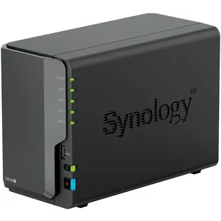 DS224+ NAS (Intel Celeron J4125 2 GB DDR4 12 TB HDD Schwarz