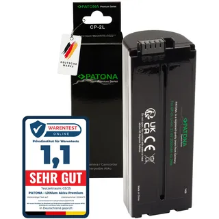 PATONA Premium NB-CP1L NB-CP2L Akku 2000mAh Ersatzakku kompatibel mit Canon Selphy CP200 CP300 CP400 CP500 CP600 CP710 CP800 CP900 CP1000 CP1200 CP1300 CP1500 CP 1500 Fotodrucker CP1L CP2L CP 1L 2L
