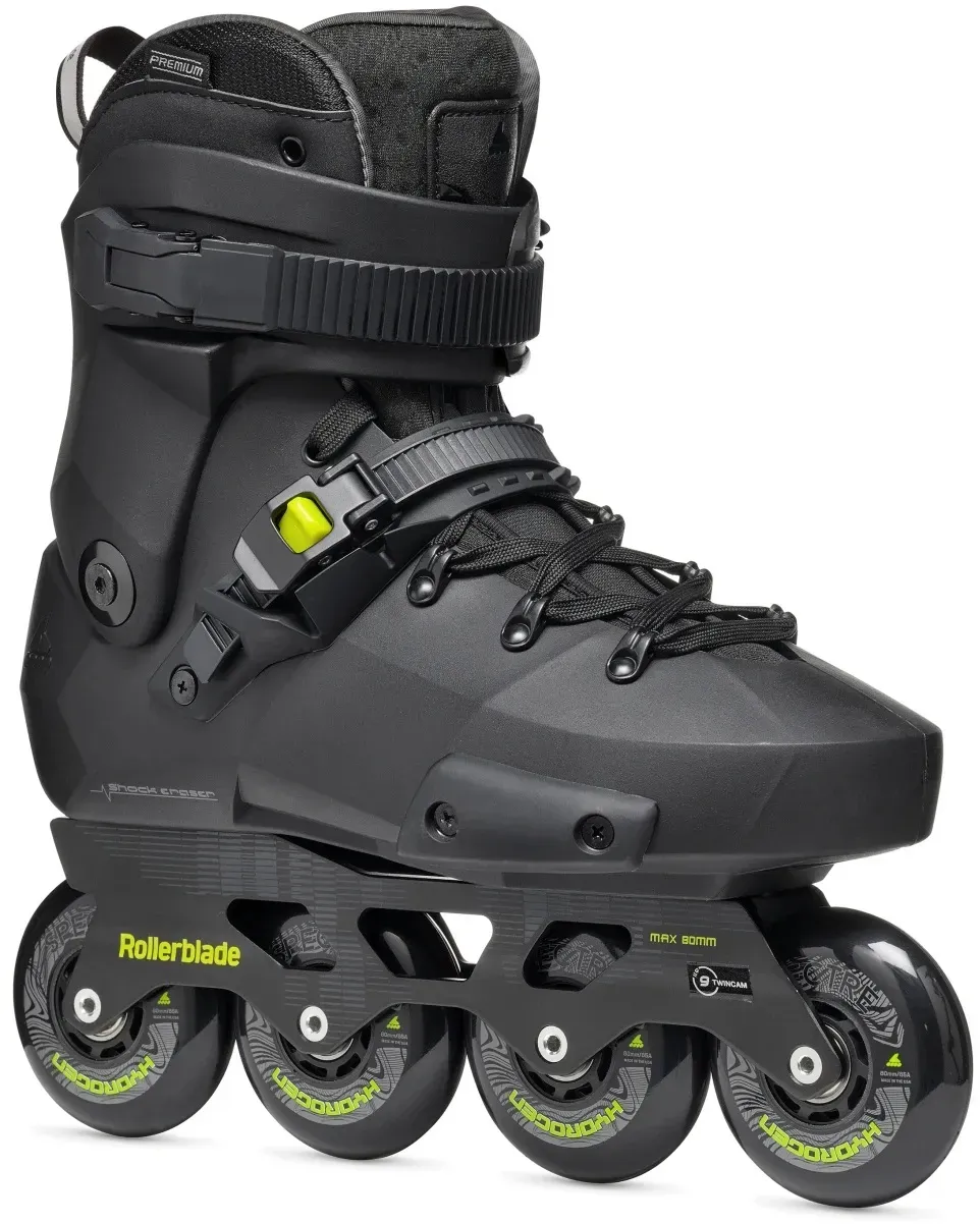 Rollerblade Inline Skates Twister XT (Rollen: 80mm/85A, Kugellager: Twincam ILQ-9 Classic Plus) schwarz Herren