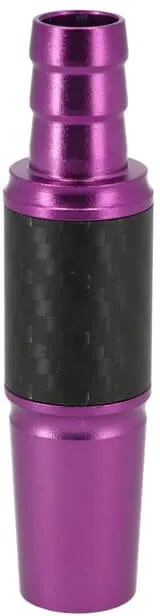 INVI Schlauchanschluss Alu-Carbon 18/8er | Lila