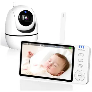 vsifehso Babyphone mit Kamera 2,8 Zoll Baby Monitor 720p Baby Phone Digitalzoom Zwei-Wege-Audio VOX-Modus Nachtsicht Temperaturüberwachung Schlaflied Wecker
