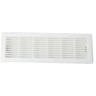 Zehnder Abdeckgitter ComfoGrid Basic für Luftdurchlassgehäuse CLF, Kunststoff weiß, 330 x 110 mm