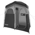 KingCamp Gerätezelt Duschzelt Marasusa II Camping, Umkleidezelt WC Toiletten Zelt 2 Personen schwarz