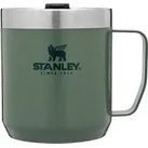 Stanley Classic Legendary Camp Mug Thermobecher 354 ml - Hält 1.5 Stunden Heiß - 3 Stunden Kalt - BPA-Frei - Spülmaschinenfest - Edelstahl Kaffeebecher To Go - Green