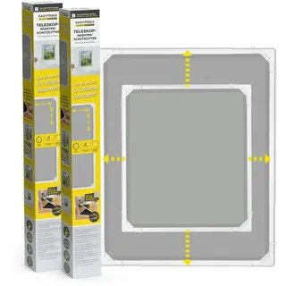EasyMaxx Insect Protect | Teleskop-Insektenschutzgitter | weiß | 2er-Set