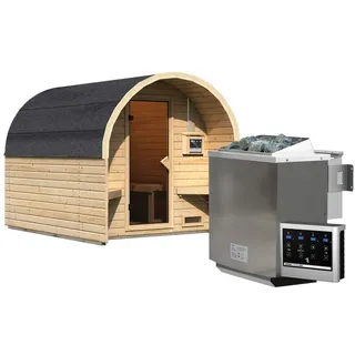 Fasshaus Dömitz A Bio 9,0 kW Ofen + Steuergerät Easy Bio - Made in Germany
