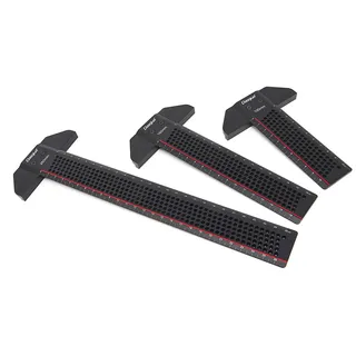 Professionelle T-Lineale aus Aluminium von Dasqua mit präziser Lochmarkierung