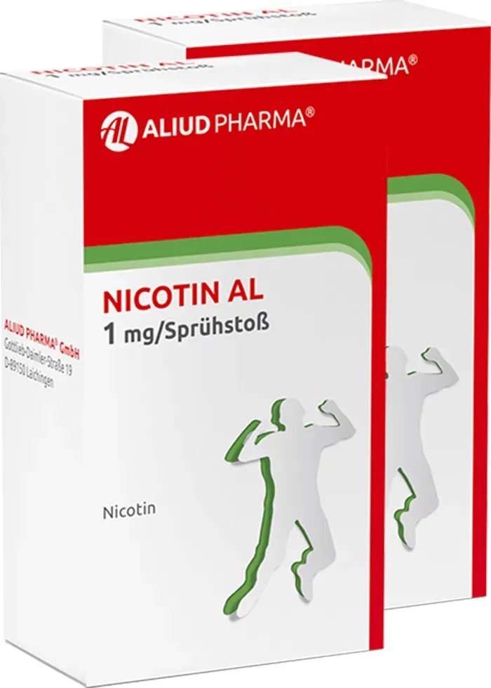 2er Set Nicotin AL 1 mg/Sprühstoß Spray z.Anw.i.d.Mundhö. 2 St