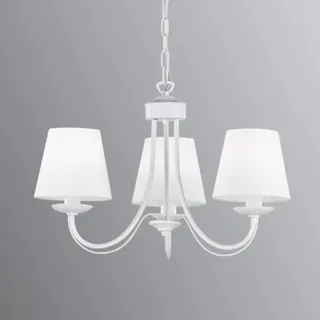 Trio Lighting Kronleuchter Cortez Weiß max. 28 Watt