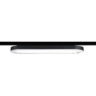 Paulmann URail LED Panel Loop Alu, Eisen, Stahl & Metall Schwarz matt chrom 38 cm 7 W