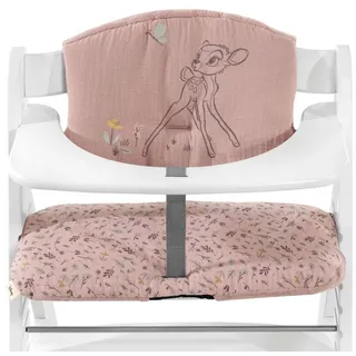 Hauck Hochstuhlauflage Highchair Pad Select - Disney - Bambi Rose, Hochstuhl Sitzkissen Sitzauflage für Alpha Hochstuhl rosa