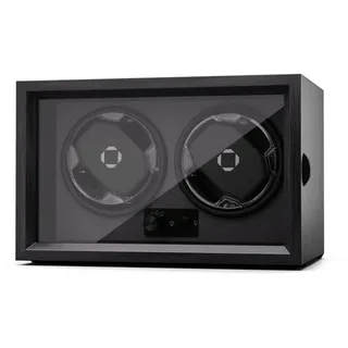 Klarstein Uhrenbeweger Brienz 2, (Set, 4-St., Set), Uhrenboxen Uhrenkasten Uhrenbeweger 2 Uhr schwarz