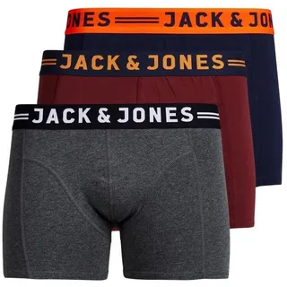 Jack & Jones Junior Jack , Jones Junior Boxershorts »JACLICHFIELD TRUNKS 3 PACK NOOS JNR«, (Packung, 3 St.), Gr. 164,