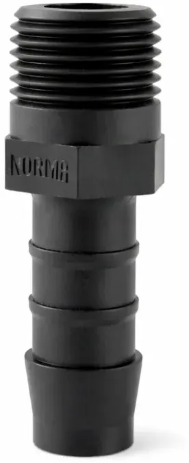 Einschraubstutzen Gerade-Stück NORMA Schlauchverbinder GES  / (Schlauchanschluss x Gewinde) 4mm / R 1/8"