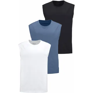 MAN'S WORLD Muscleshirt blau M