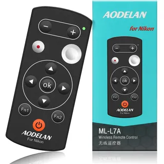AODELAN Kamera Fernbedienung - Kabellose Fernauslöser für Nikon Z50 Z fc COOLPIX B600 A1000 P1000 P950; ersetzt Nikon ML-L7
