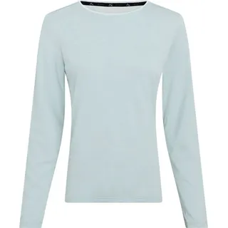 Mc Kinley McKINLEY Da.-Langarmshirt Hunu LS W 907 MELANGE/GREEN SM, (38)