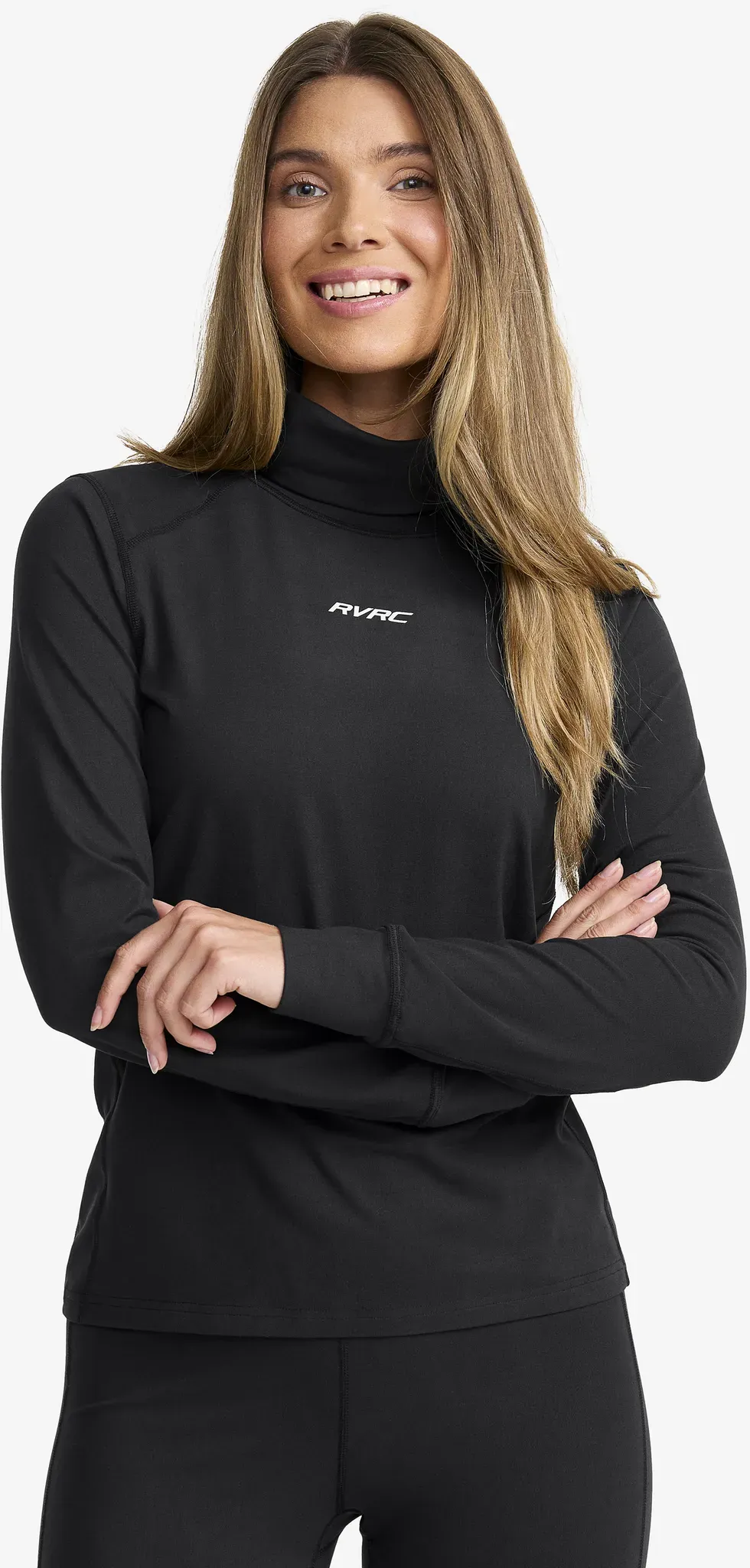 Downhill Base Layer Turtleneck Top Damen Black, Größe:M - Damen > Funktionsunterwäsche - Schwarz