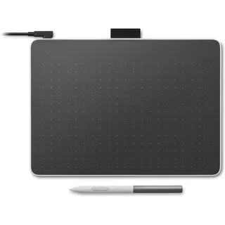 Wacom One, Grafiktablett, - schwarz/hellgrau, Medium