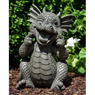MystiCalls by Mayer Chess Gartendrache lacht - Garten, Figur, Drache, Lustig