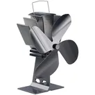 Stromloser Kaminofen-Ventilator mit 4 Lüfter-Blättern, für 65 - 345 °C