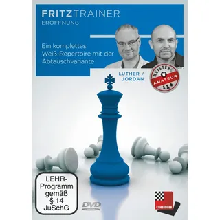 ChessBase Ein komplettes Weiß-Repertoire mit der Abtauschvariante: Fritztrainer: interaktives Video-Schachtraining