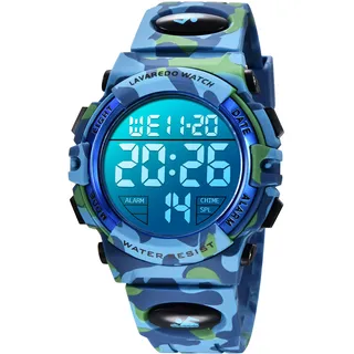 Ben Nevis Digitaluhr für Kinder Jungen-50M Wasserdicht Sports Silikon Armbanduhr mit Wecker Stoppuhr Licht