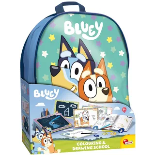 Lisciani Bluey Mal und Zeichenschule mit Rucksack Malbuch, malen zeichnen Kinder