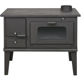 4014 Black Cooker, Leistung: 7,9 kW, Küchenofen, Küchenherd, Holzherd, Holzbackofen,Schwedenofen,Backfach