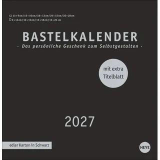 Heye Premium-Bastelkalender 2027 Wandkalender groß