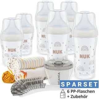 NUK Babyflasche, Babyflaschen Premium PP-Flaschen-Set Perfect Match 11-tlg. (300 ml)