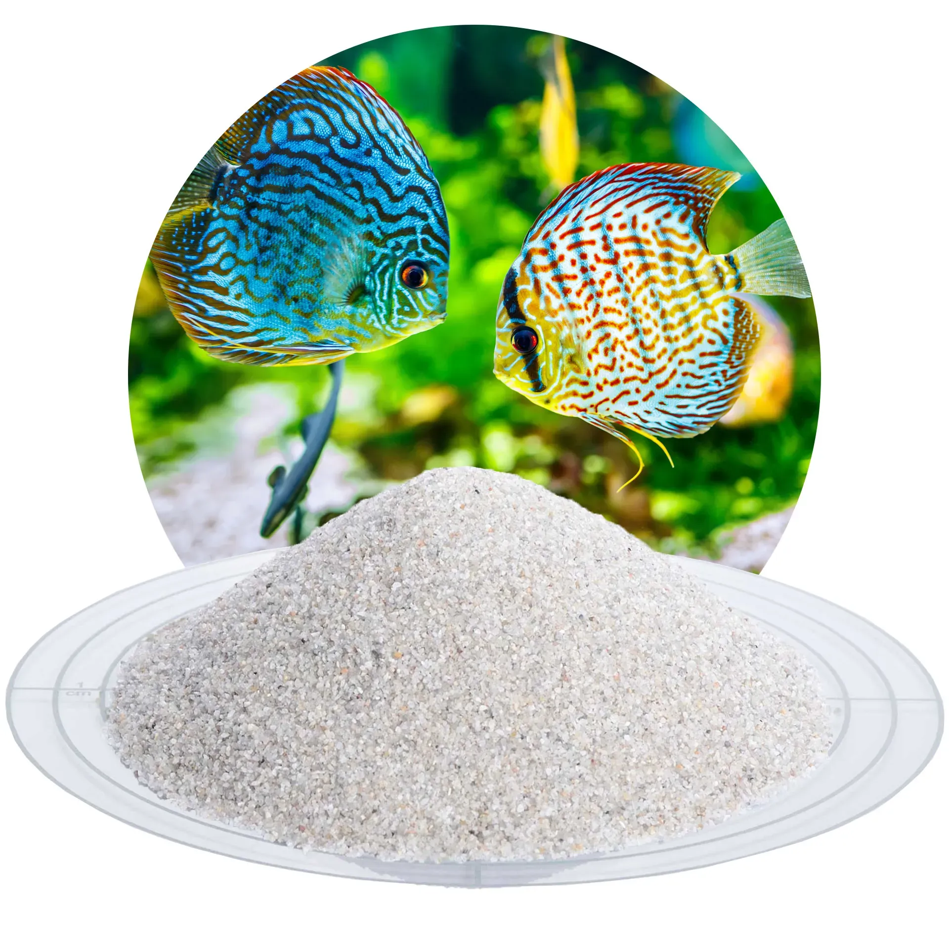 Aquariumsand natur 0,4-0,8 mm - 25 kg Sack