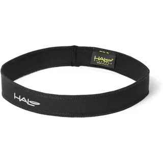 HALO Headband Schweißband, schmal, 2,5 cm, Schwarz (HSBLACK-1)