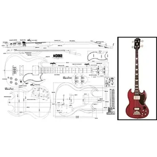 Plan von eb-3 Style Bass Tolex – Full-Scale Print