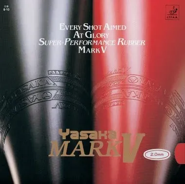Yasaka Belag Mark V schwarz 2,0 - schwarz 2,0