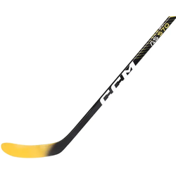 Komposit-Eishockeyschläger CCM Tacks AS 570 Junior 29 - Rechte Hand unten, Flex 40 - Schwarz,Gelb