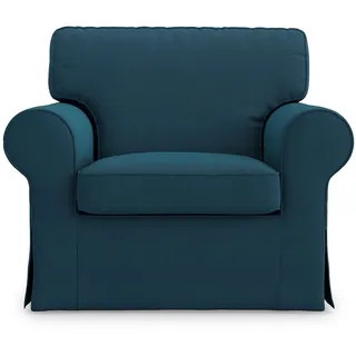 FMCTL Ektorp Stuhlbezug, Ersatzbezug, kompatibel mit IKEA EKTORP Sesselbezug, NUR EKTORP Sesselbezug! Passt Nicht für Uppland (Dark Ocean)