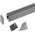Linero MosaiQ EasyLine Edelstahloptik 900 mm