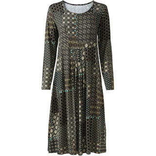 Viskose-Mix-Kleid, Druck sand, 48