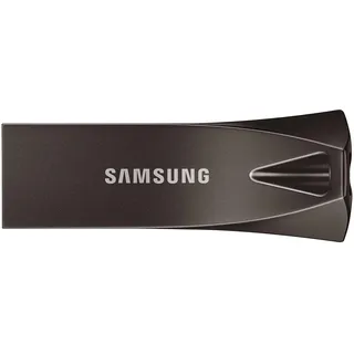 Samsung BAR Plus USB-Stick Typ-A, 512 GB mit Schlüsselring Titan Gray