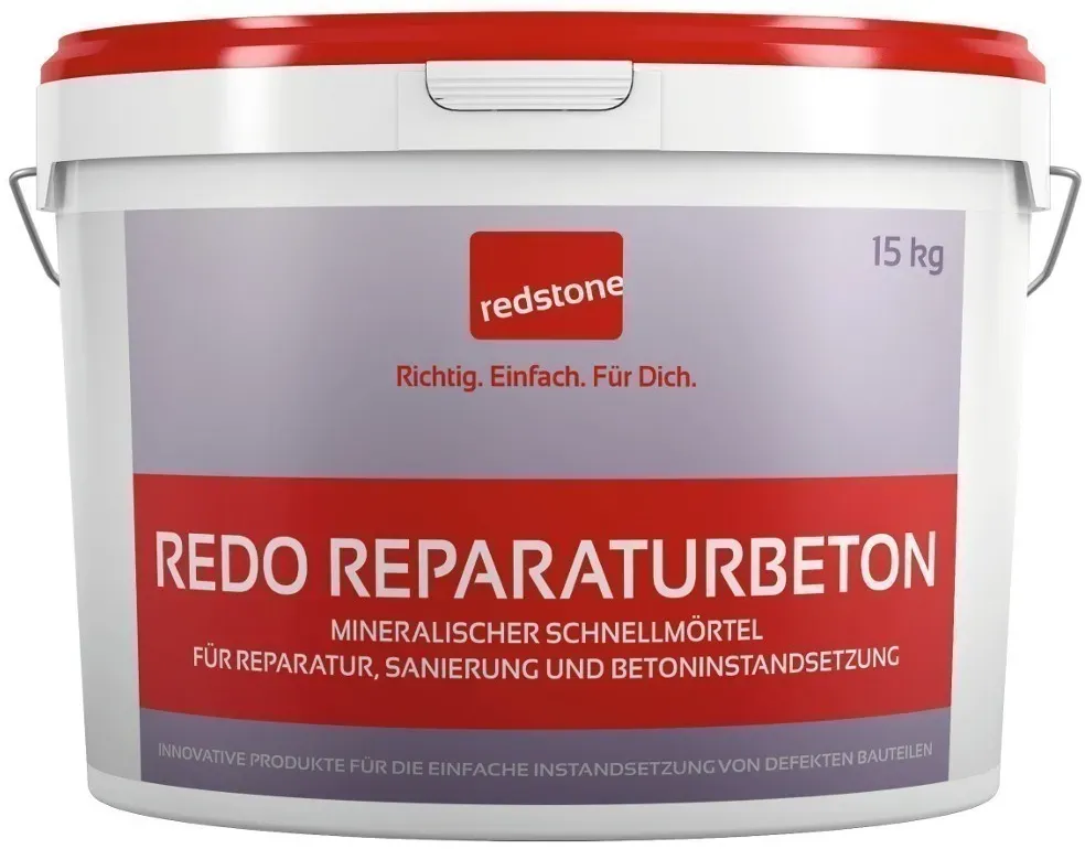 redstone Redo Reparaturbeton | 4 in 1 Multimörtel - 15kg (2x7,5kg)