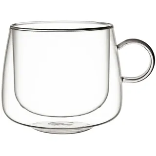 Villeroy & Boch Kaffeeglas, Set 2tlg. Artesano Hot&Cold Beverages Länge 12,3 x Breite 9,5 Höhe 8,2 cm